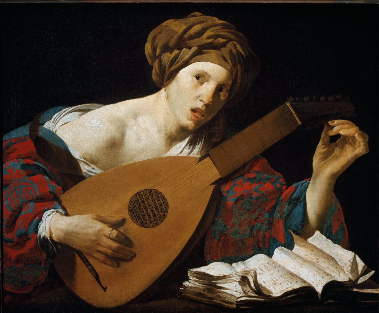 Bir Ud Oyuncusu (Resim by Hendrick Jansz Terbrugghen