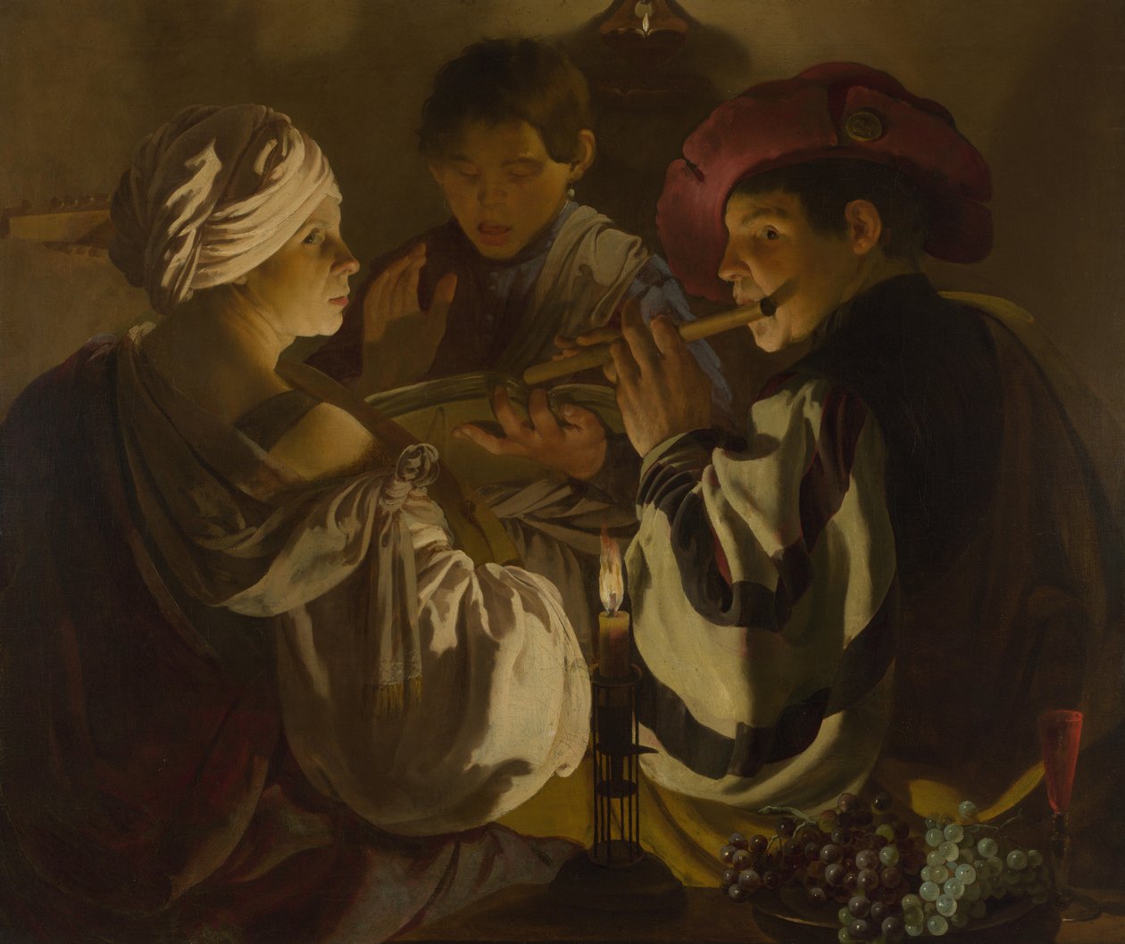 Konser, c. 1626 by Hendrick Jansz Terbrugghen