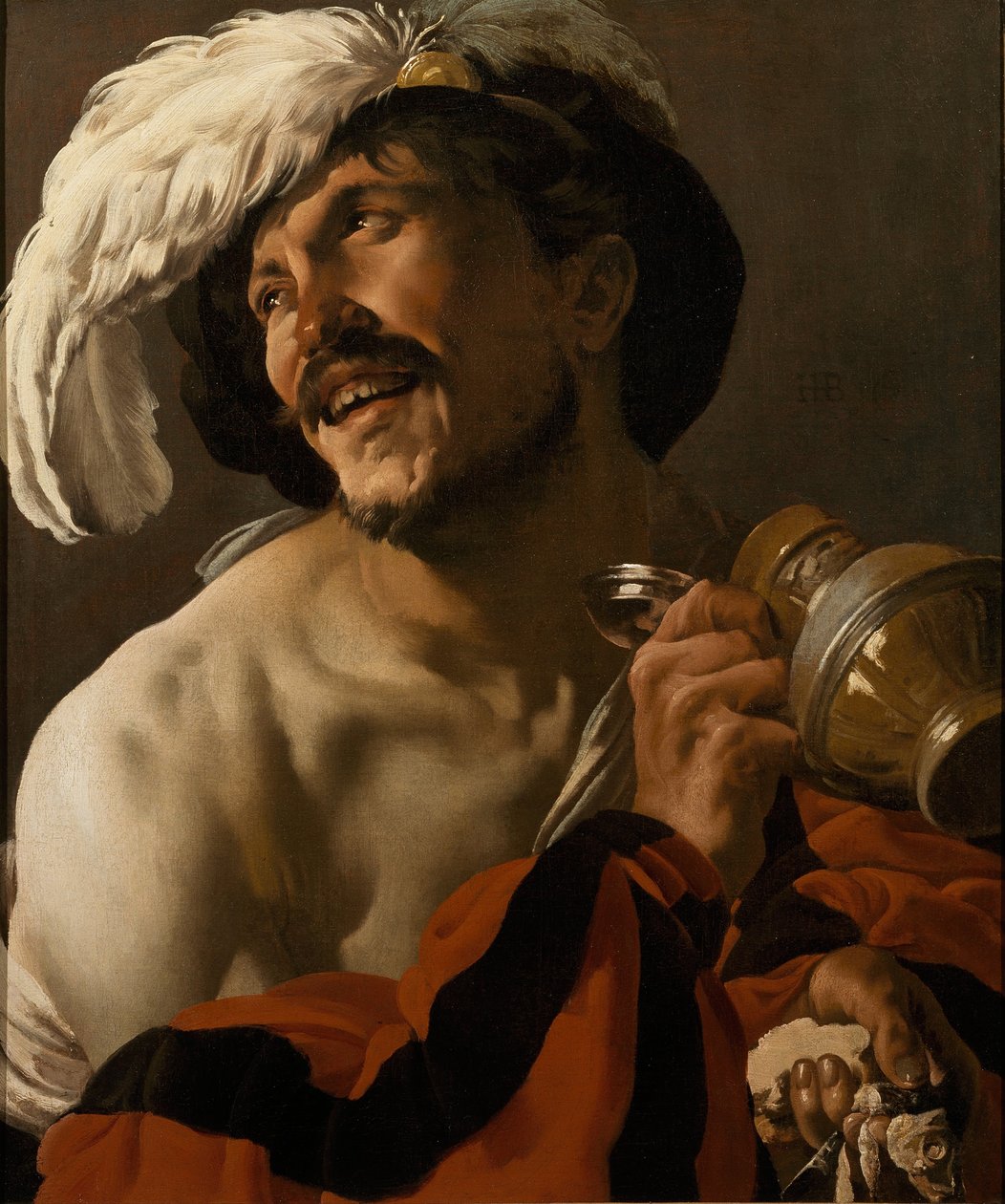 Neşeli İçici, 1625 by Hendrick Jansz Terbrugghen