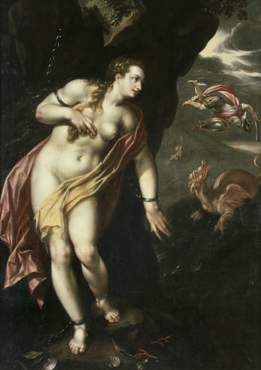 Perseus ve Andromeda, c.1600 by Hendrick de Clerck
