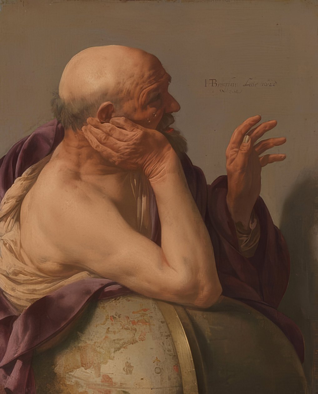 Herakleitos. 1628 by Hendrick ter Brugghen