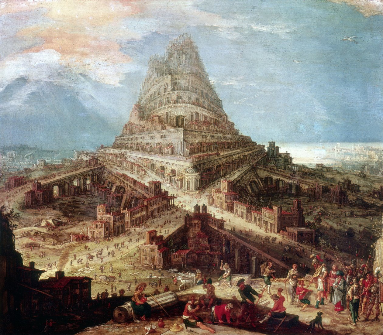 Babil Kulesi İnşaatı by Hendrick van Cleve
