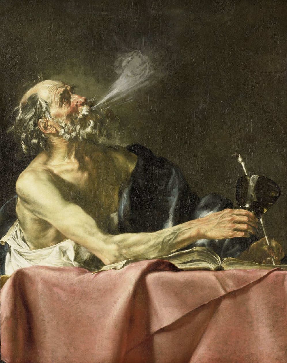 Geçiciliğin Sigara İçen Alegorisi by Hendrick van Someren