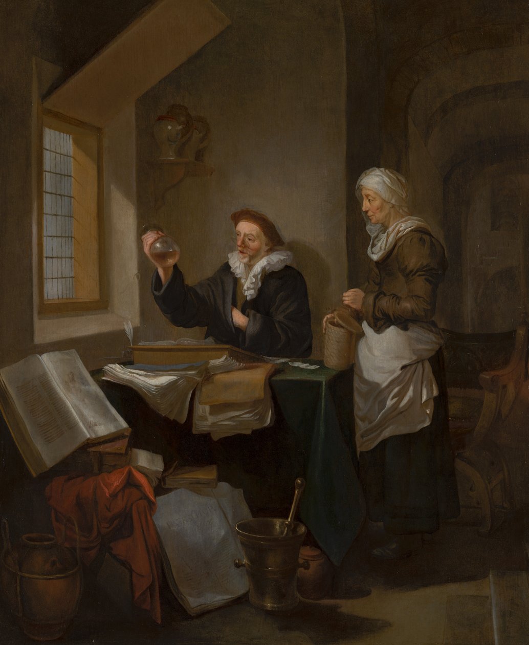 Doktor ziyareti by Hendrik Heerschop