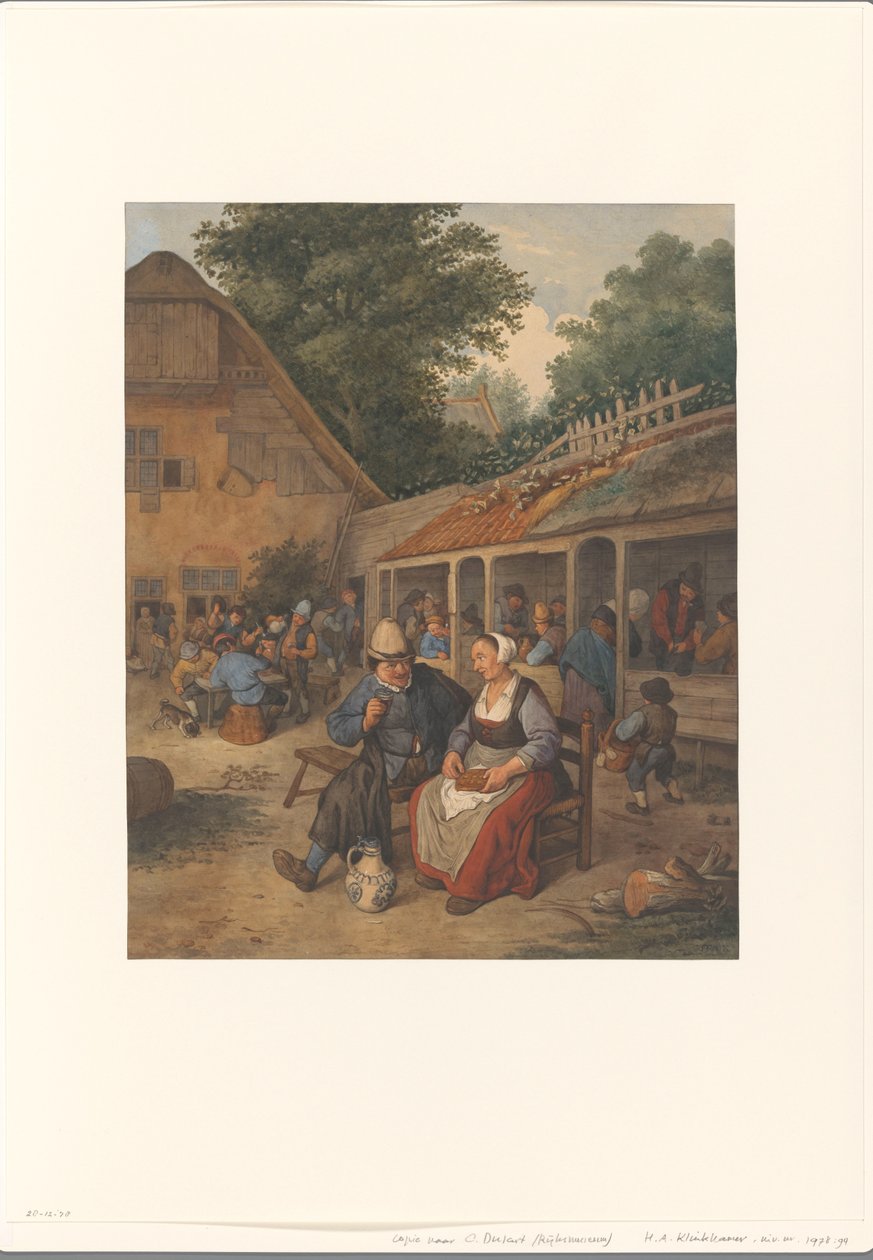 Çiftçi hanı by Hendrik Abraham Klinkhamer