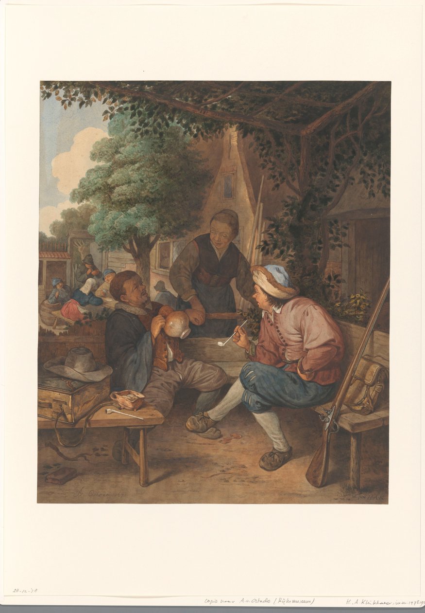 Dinlenme Yolcuları by Hendrik Abraham Klinkhamer
