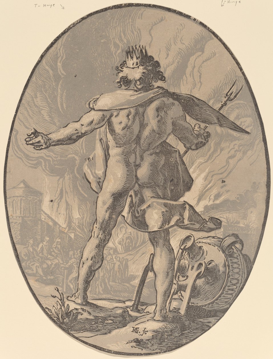 Plüton by Hendrik Goltzius