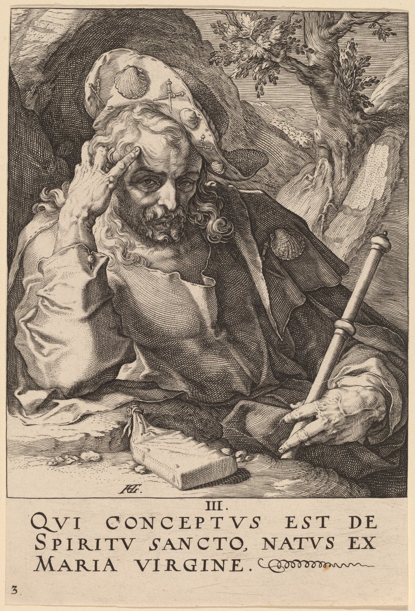 Aziz James Binbaşı by Hendrik Goltzius