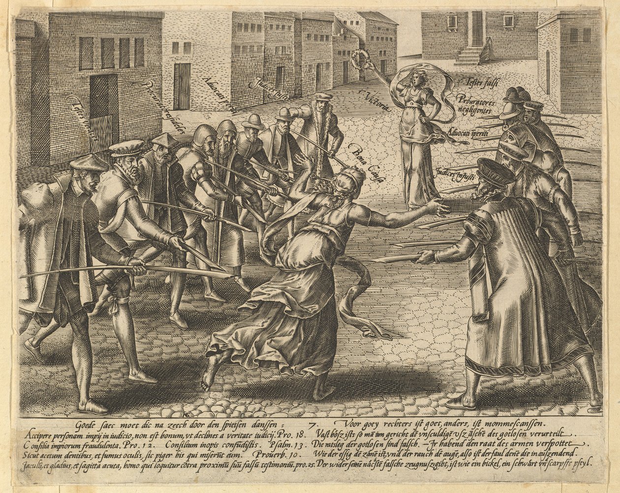 Kanunun Suistimalleri, Levha 7.n.d. by Hendrik Goltzius