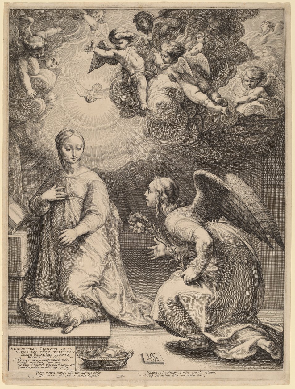 Duyuru by Hendrik Goltzius