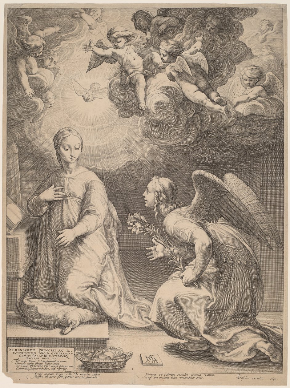 Duyuru by Hendrik Goltzius