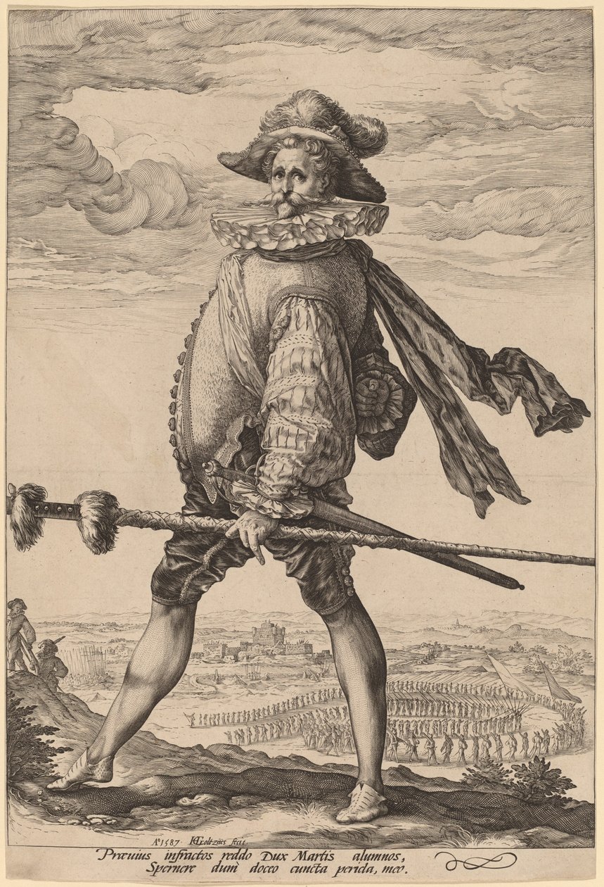 Piyade Kaptanı by Hendrik Goltzius