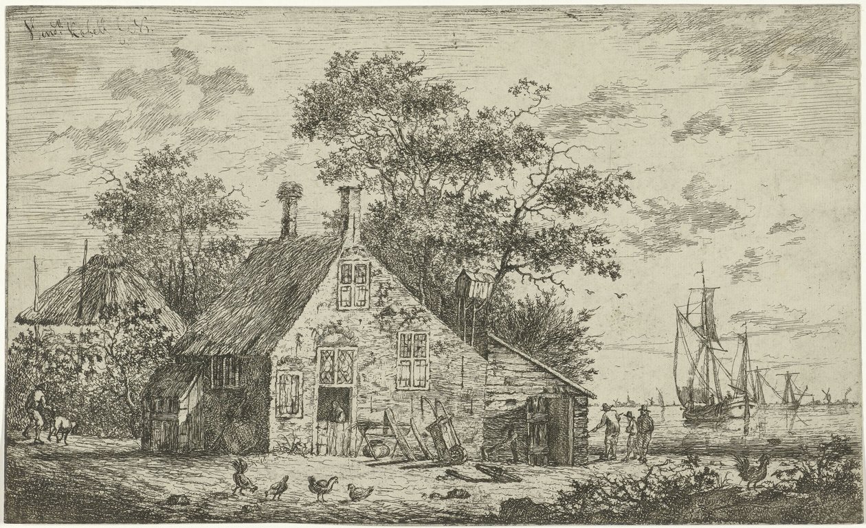 Nehir Kenarı Çiftliği by Hendrik Kobell