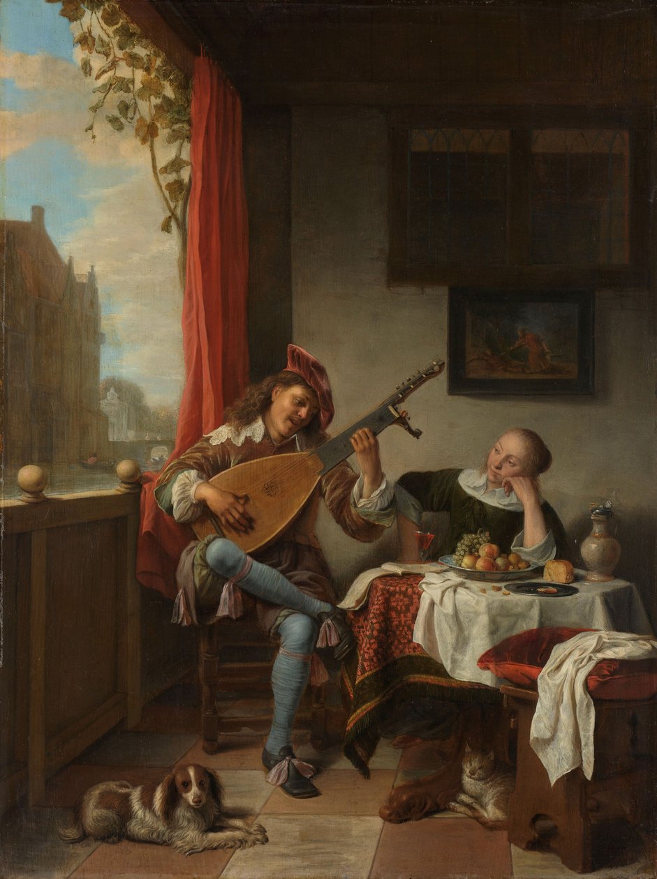 Ud Oyuncusu by Hendrik Martensz Sorgh