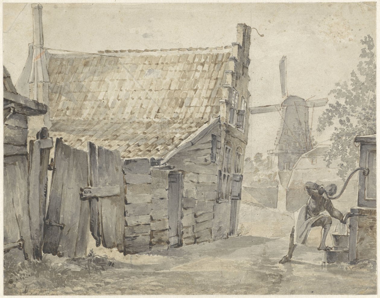 Haarlem'deki Papentorenvest'te by Hendrik Savrij
