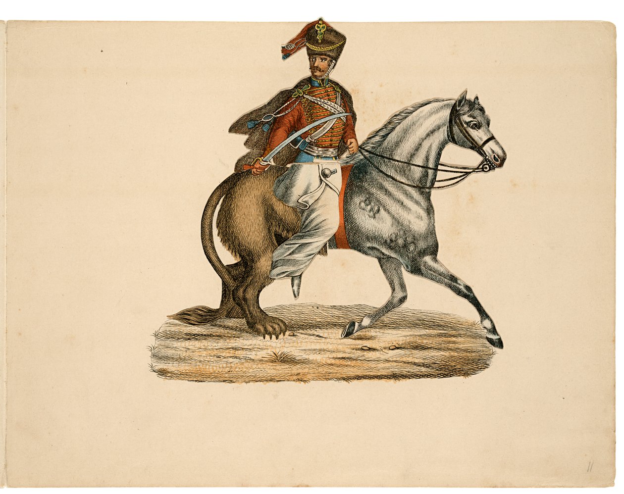 kafiyeli hareketli bir resimli kitap (1856) by Hendrik Scheeve