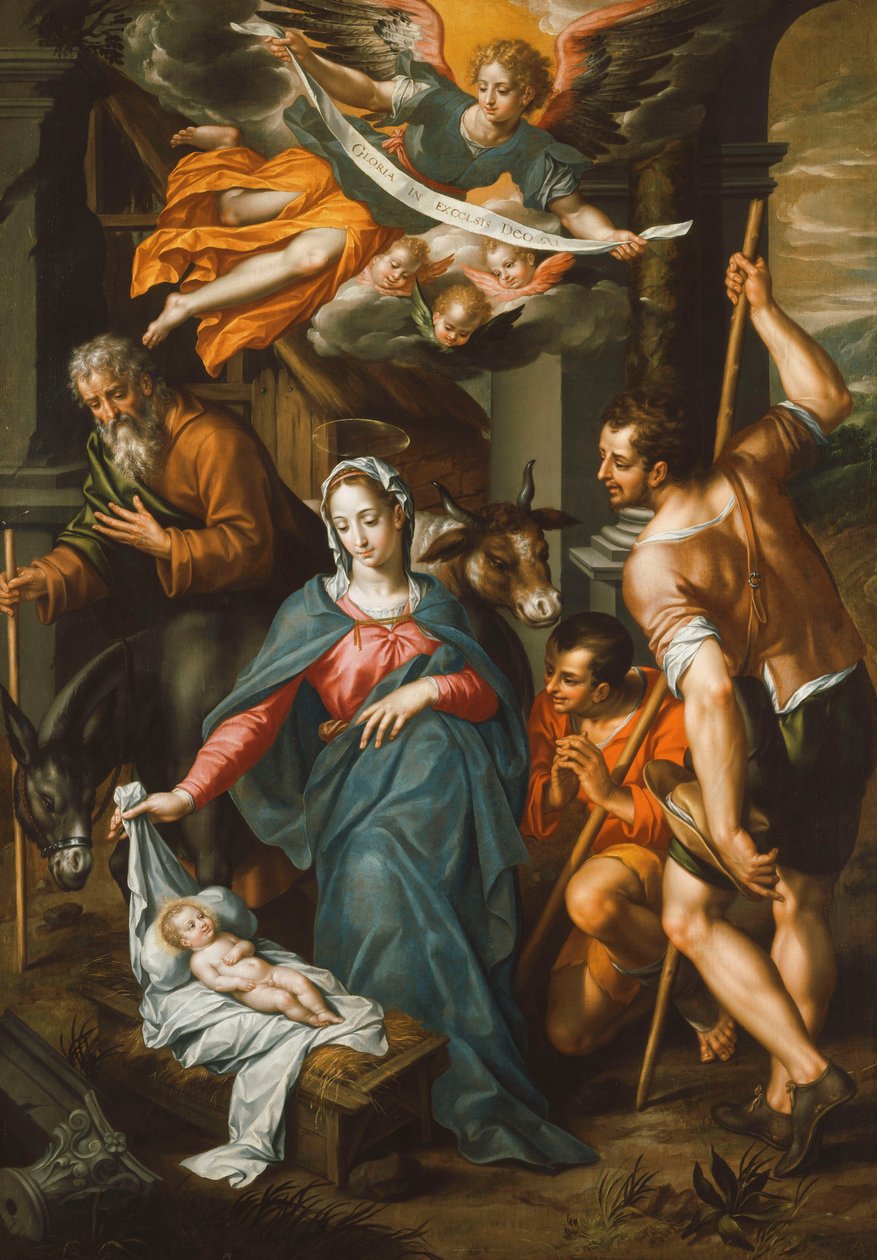 Çobanların Hayranlığı, by Hendrick de Clerck