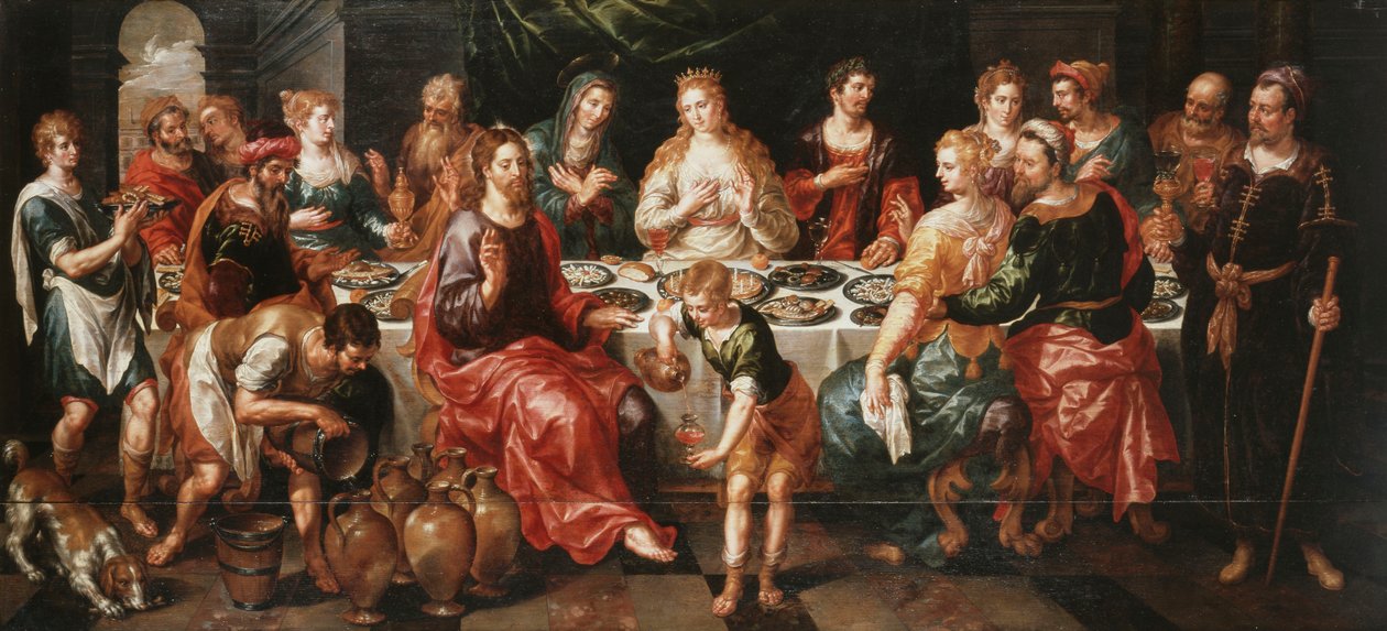 Cana'da Evlilik, by Hendrick de Clerck