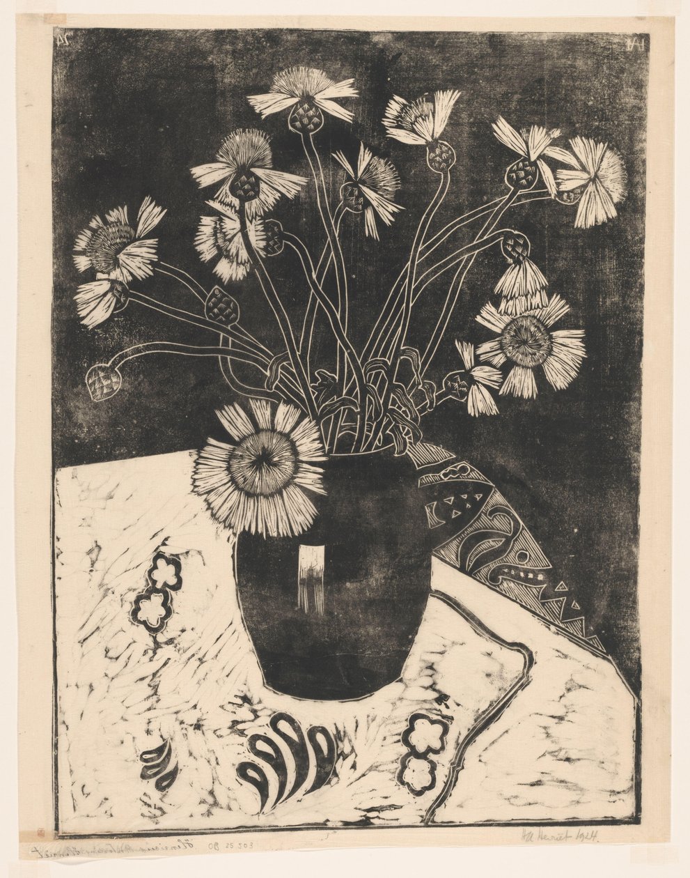 Vazoda Çiçekler by Henk Henriët (signed by artist)