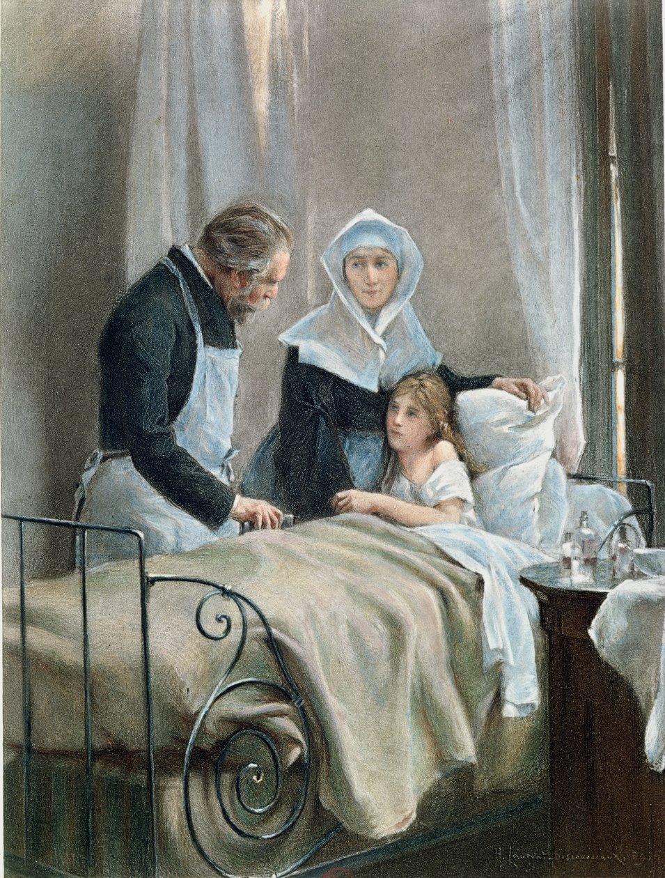 hasta çocuk by Henri Alphonse Louis Laurent Desrousseaux