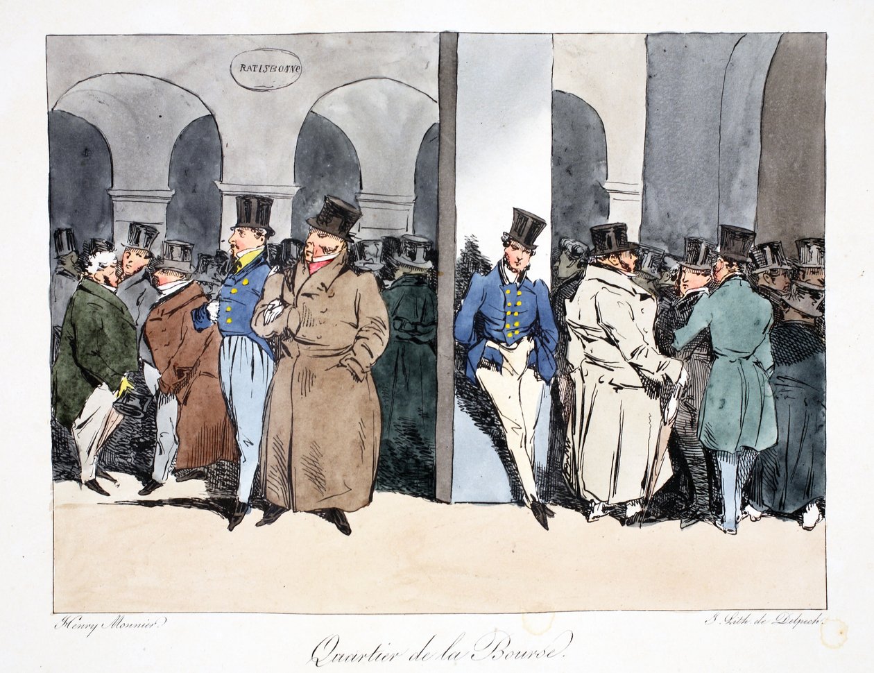 Quartier de la Bourse, Henri Monnier tarafından 