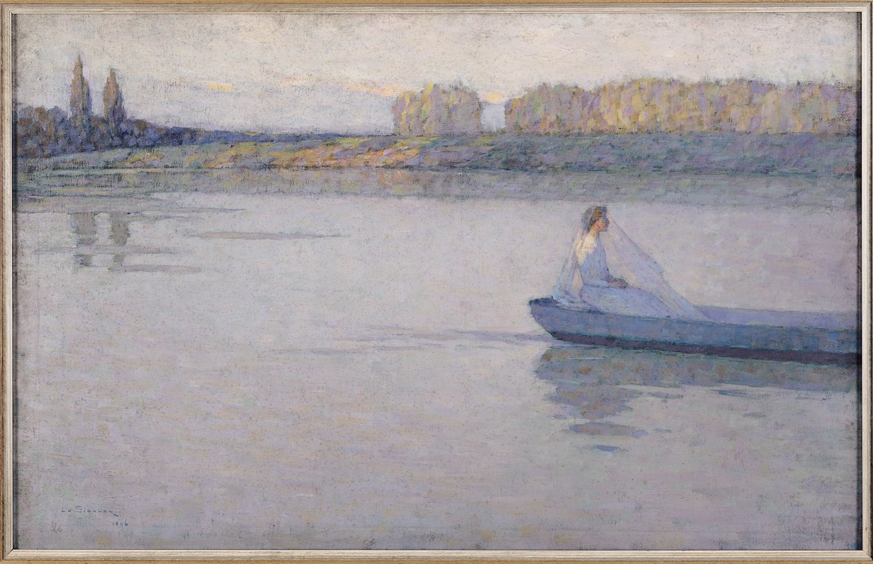 ನದಿಯ ಮೇಲೆ, ಬೆಳಿಗ್ಗೆ, 1896 ಟರ್ಕ್ by Henri Eugene Augustin Le Sidaner