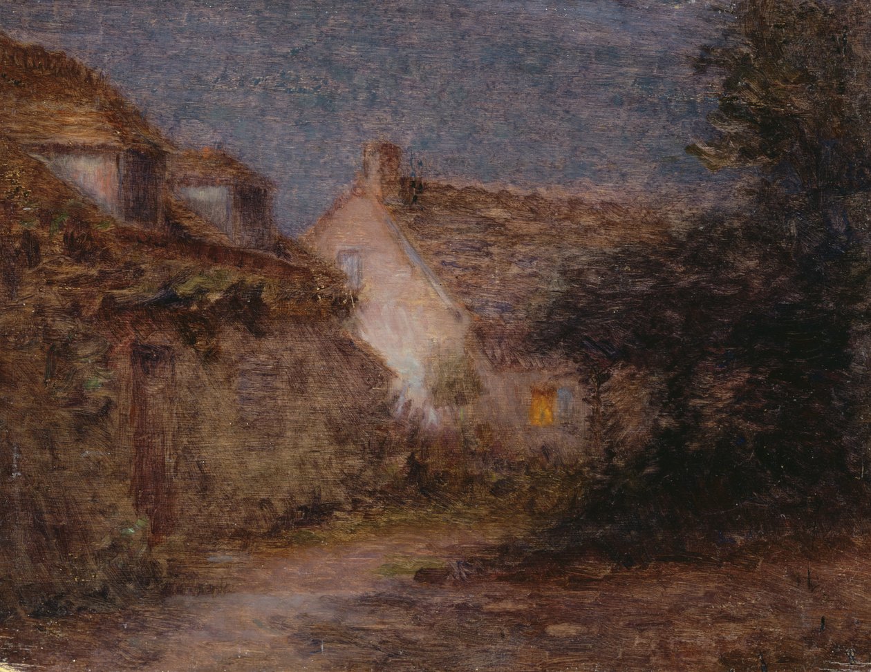 ಫಾರ್ಮ್ ಟರ್ಕಿ by Henri Eugene Augustin Le Sidaner