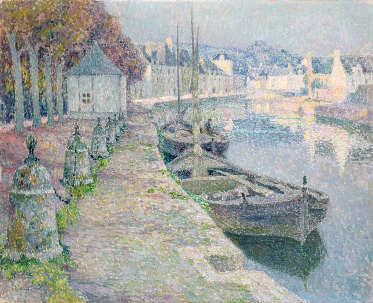 Çakıl Tekneler by Henri Eugene Augustin Le Sidaner