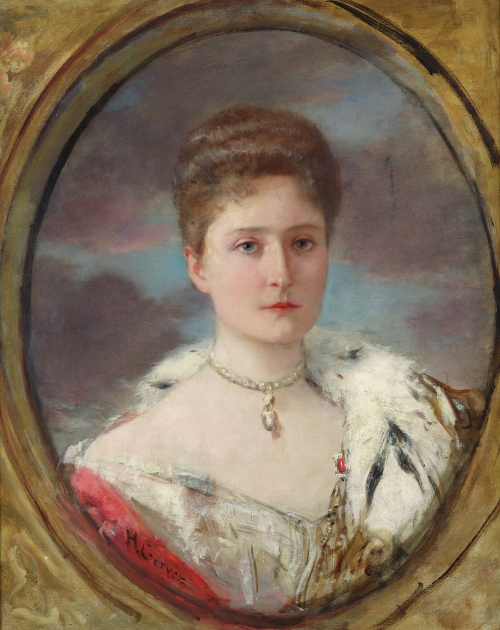 Portrait of Tsarina Alexandra (1872-1918), 1898  by Henri Gervex