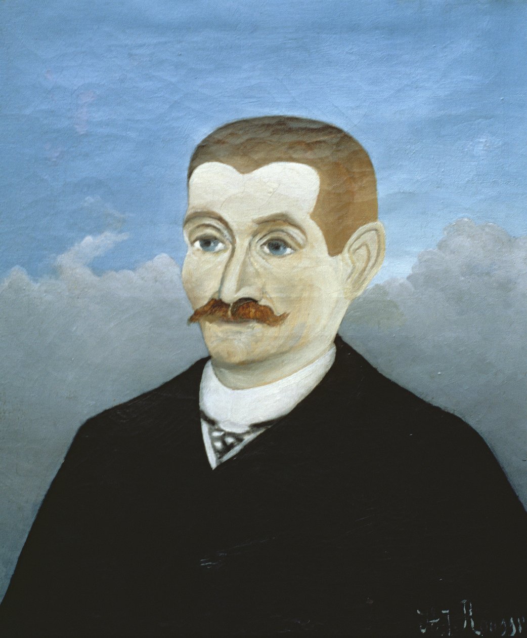 Kızıl Saçlı Bir Adamın Portresi by Henri Rousseau
