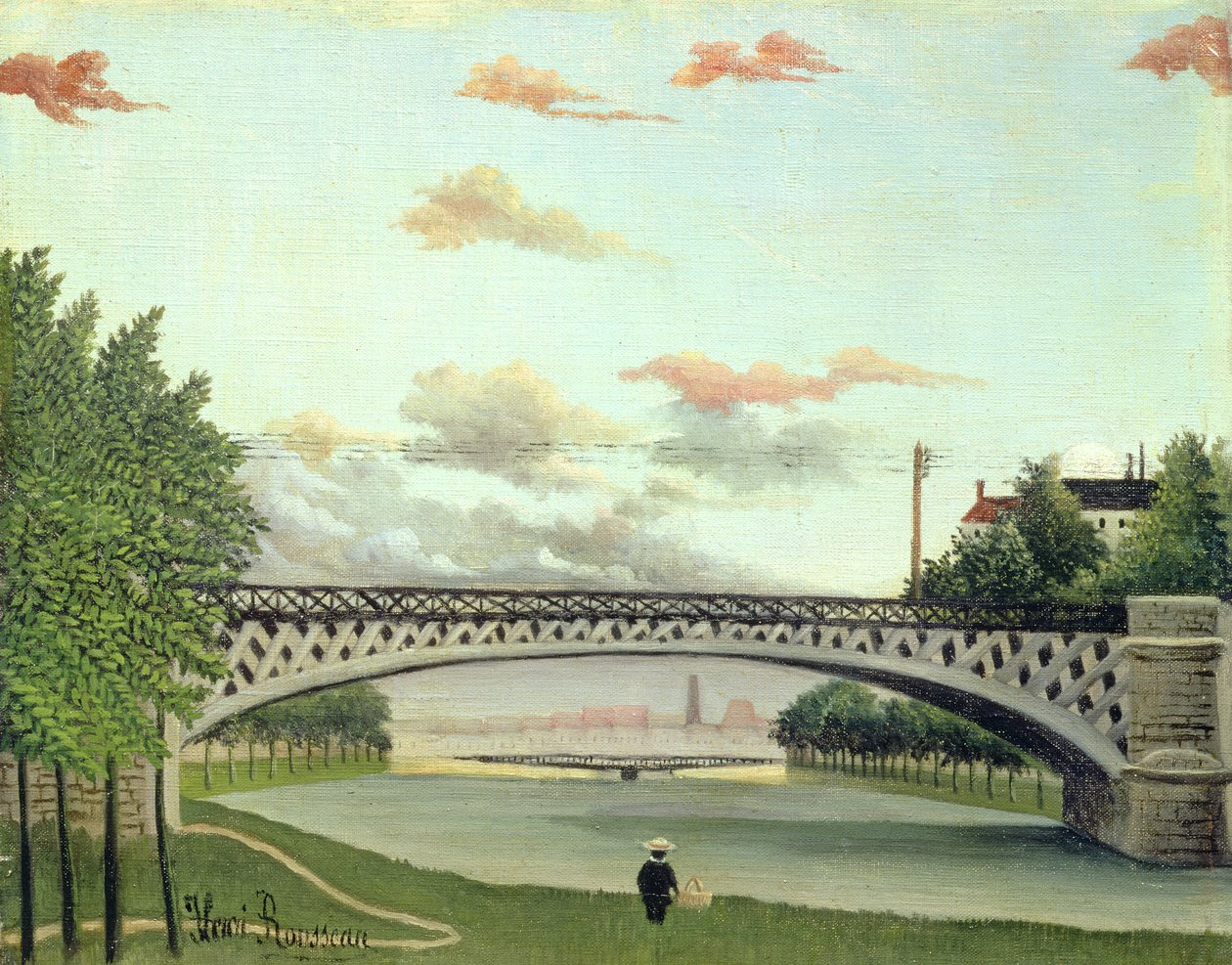 Charenton Köprüsü, Fransa by Henri Rousseau
