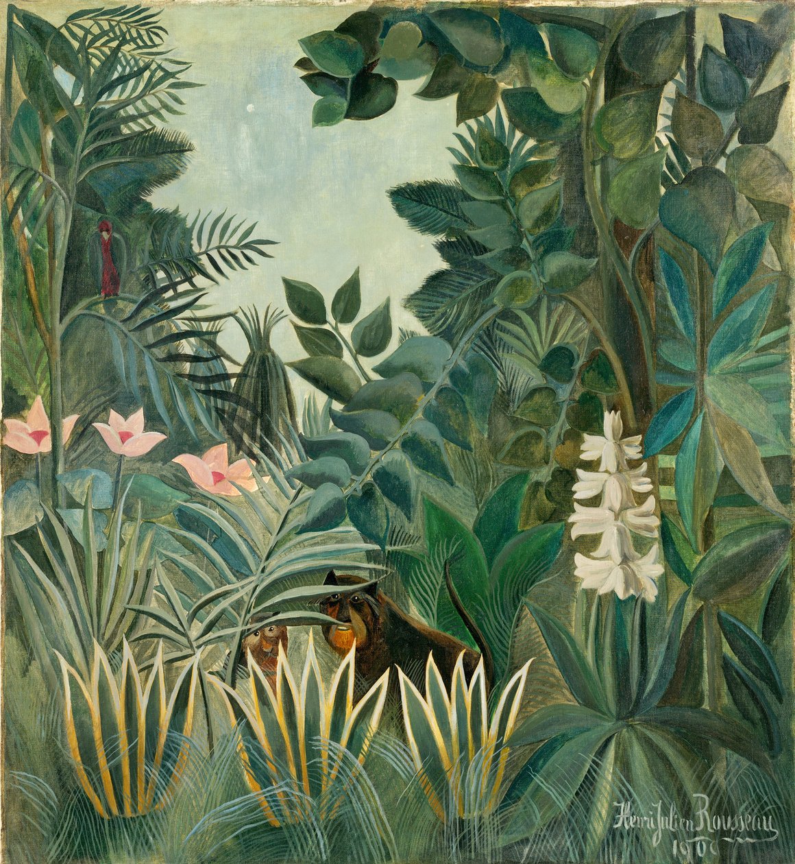 Ekvator Ormanı, 1909 by Henri Rousseau