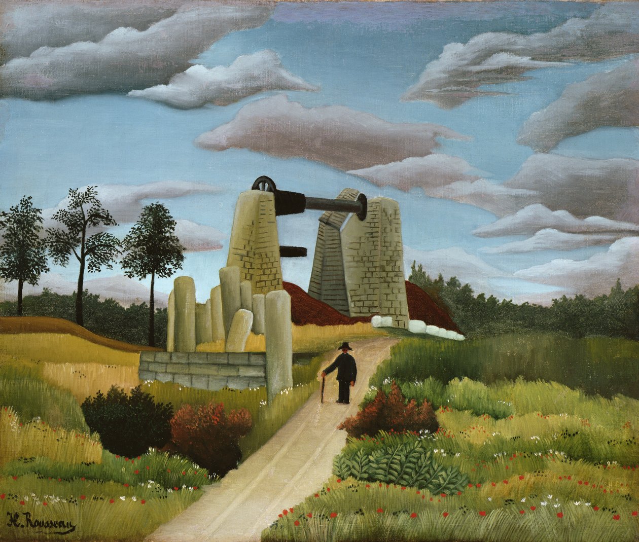 Taş ocağı by Henri Rousseau