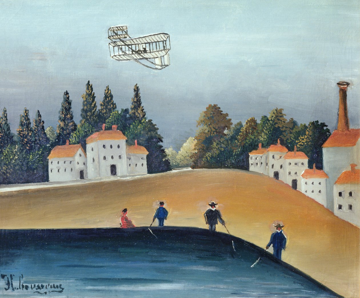 Olta balıkçıları, c.1908-09 (ayrıca bkz. 309520) by Henri Rousseau