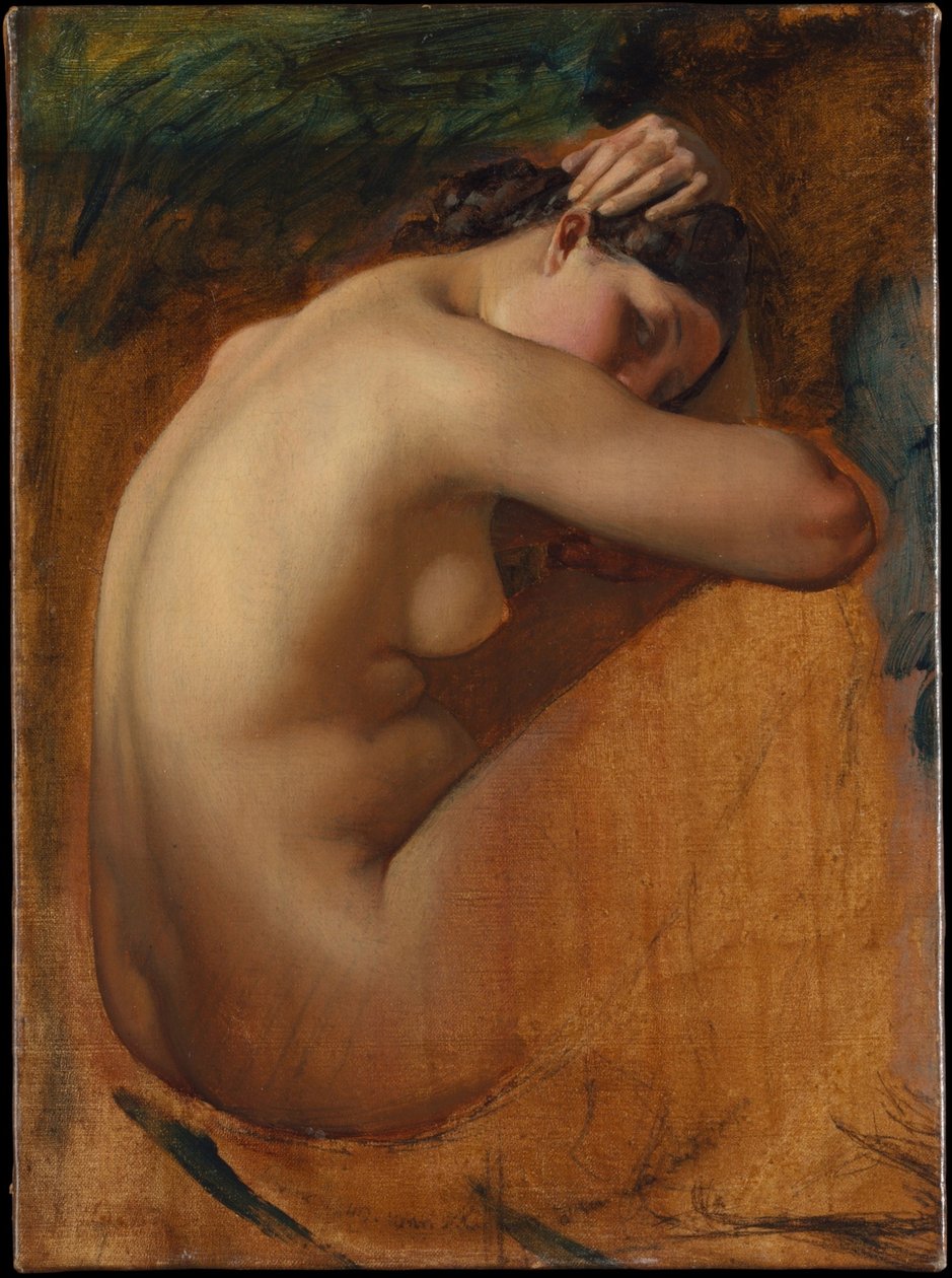 Çıplak Kadın Çalışması by Henri Lehmann