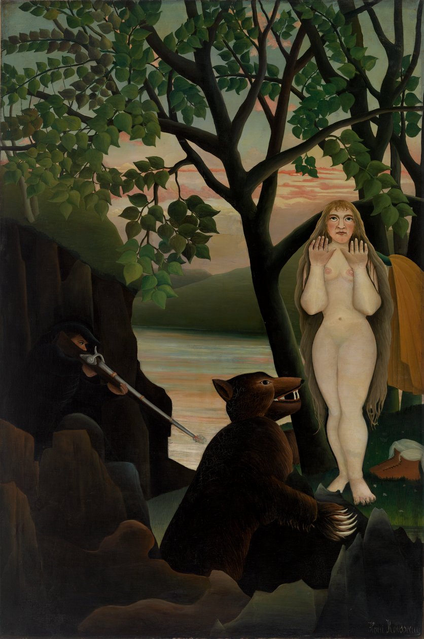 Kötü sürpriz by Henri Rousseau