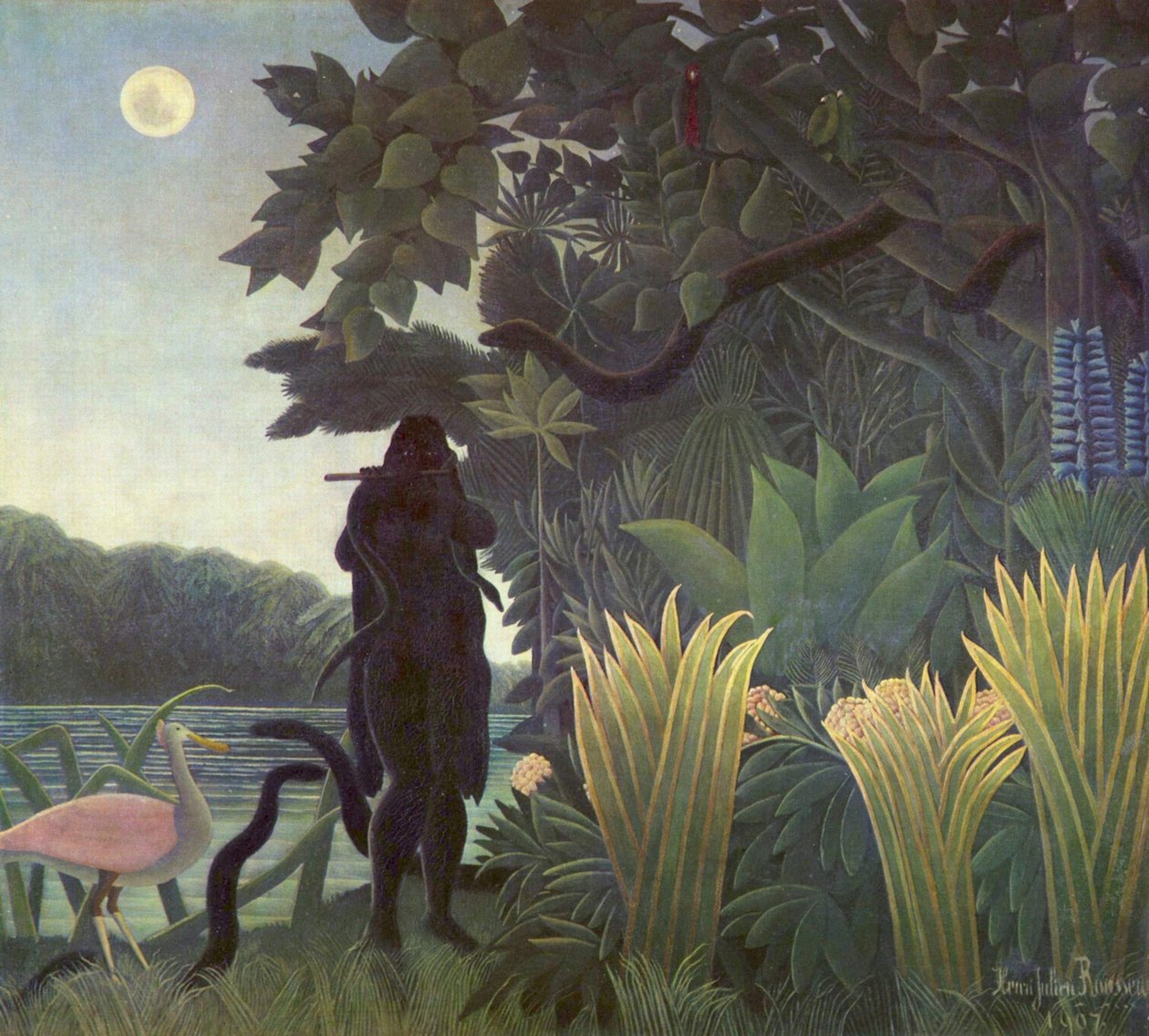 yılan büyücüsü by Henri Rousseau