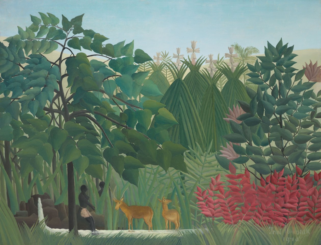 Şelale by Henri Rousseau