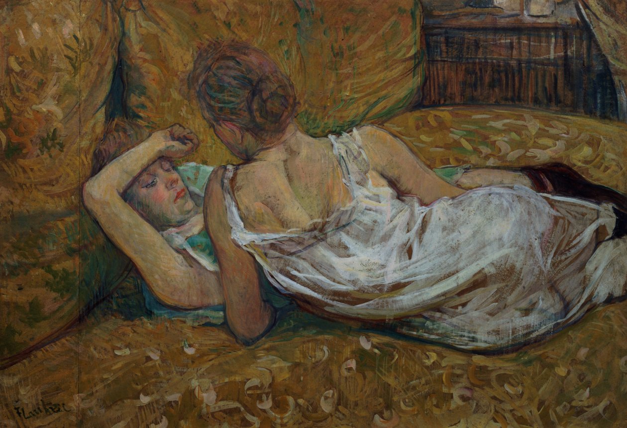 ಇಬ್ಬರು ಸ್ನೇಹಿತರು (ನೀಲಿಬಣ್ಣದ) ಟರ್ಕಿ by Henri de Toulouse Lautrec