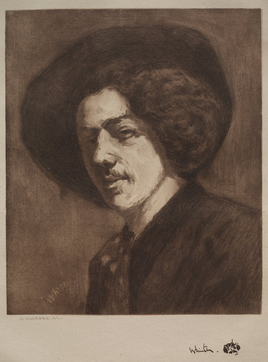 James McNeill Whistler by Henri Charles Guérard