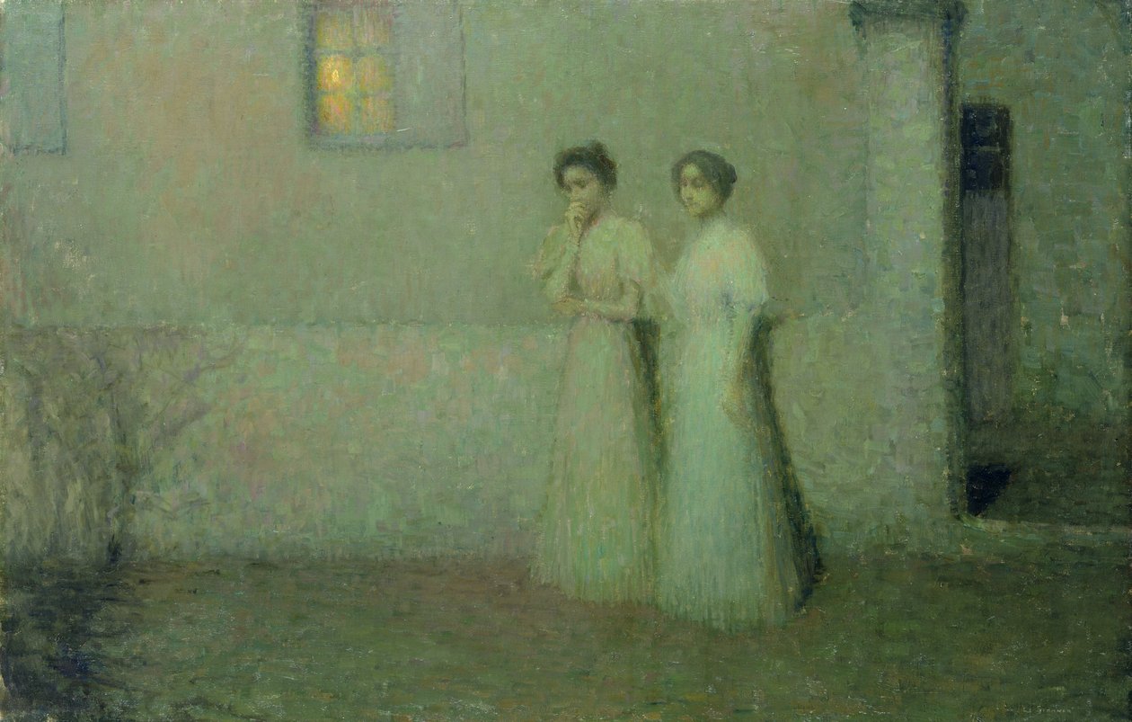 tatlı gece by Henri Eugene Augustin Le Sidaner