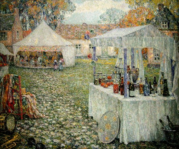Çadırlar, Gerberoy by Henri Eugene Augustin Le Sidaner