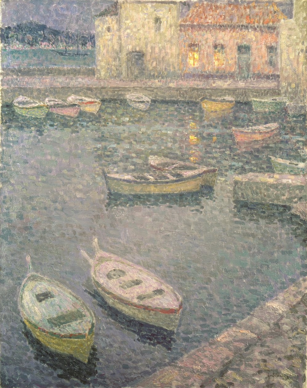 Villefranche sur mer by Henri Eugene Augustin Le Sidaner