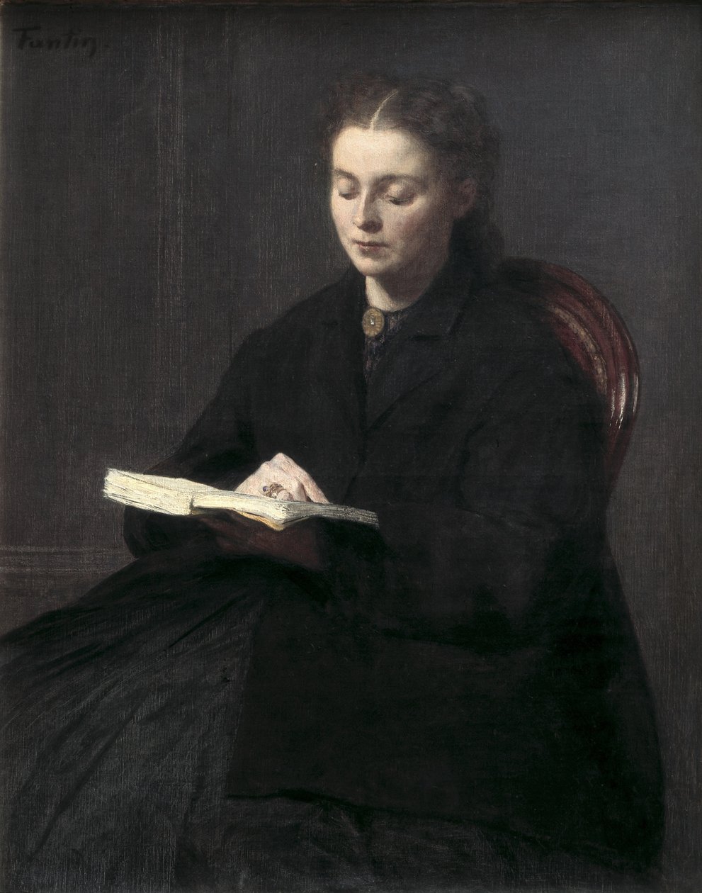 Okuma by Ignace Henri Jean Fantin Latour