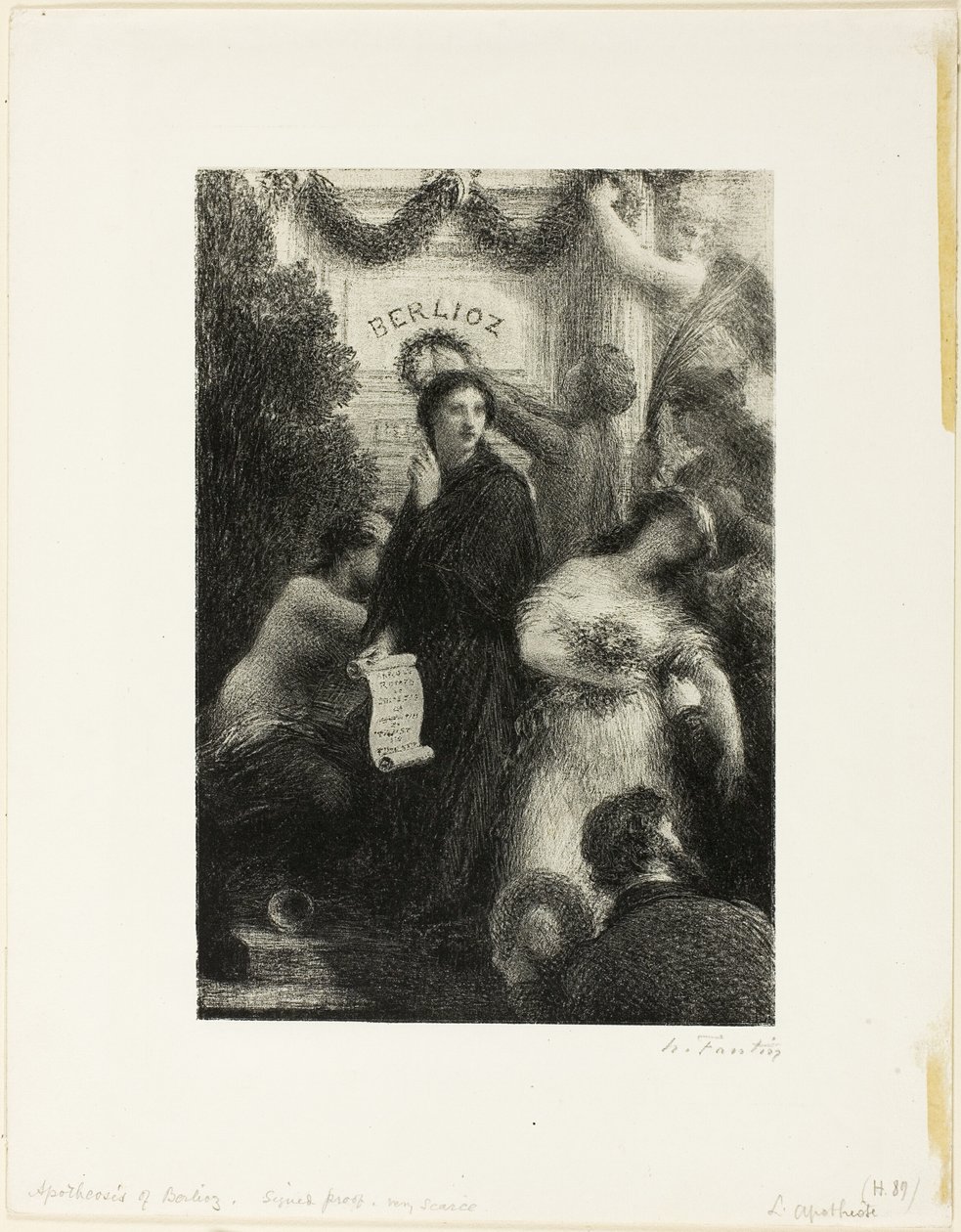 tanrılaştırma by Ignace Henri Jean Fantin Latour