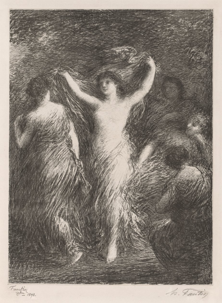 danslar by Ignace Henri Jean Fantin Latour