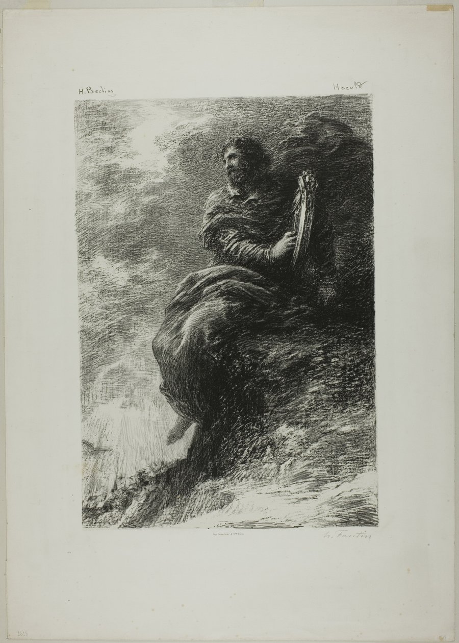 Harold: Dağlarda by Ignace Henri Jean Fantin Latour
