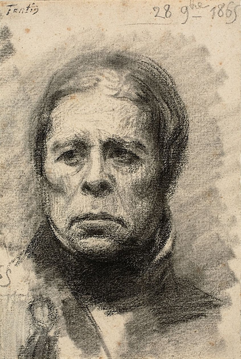 Jean-Auguste-Dominique Ingres by Ignace Henri Jean Fantin Latour