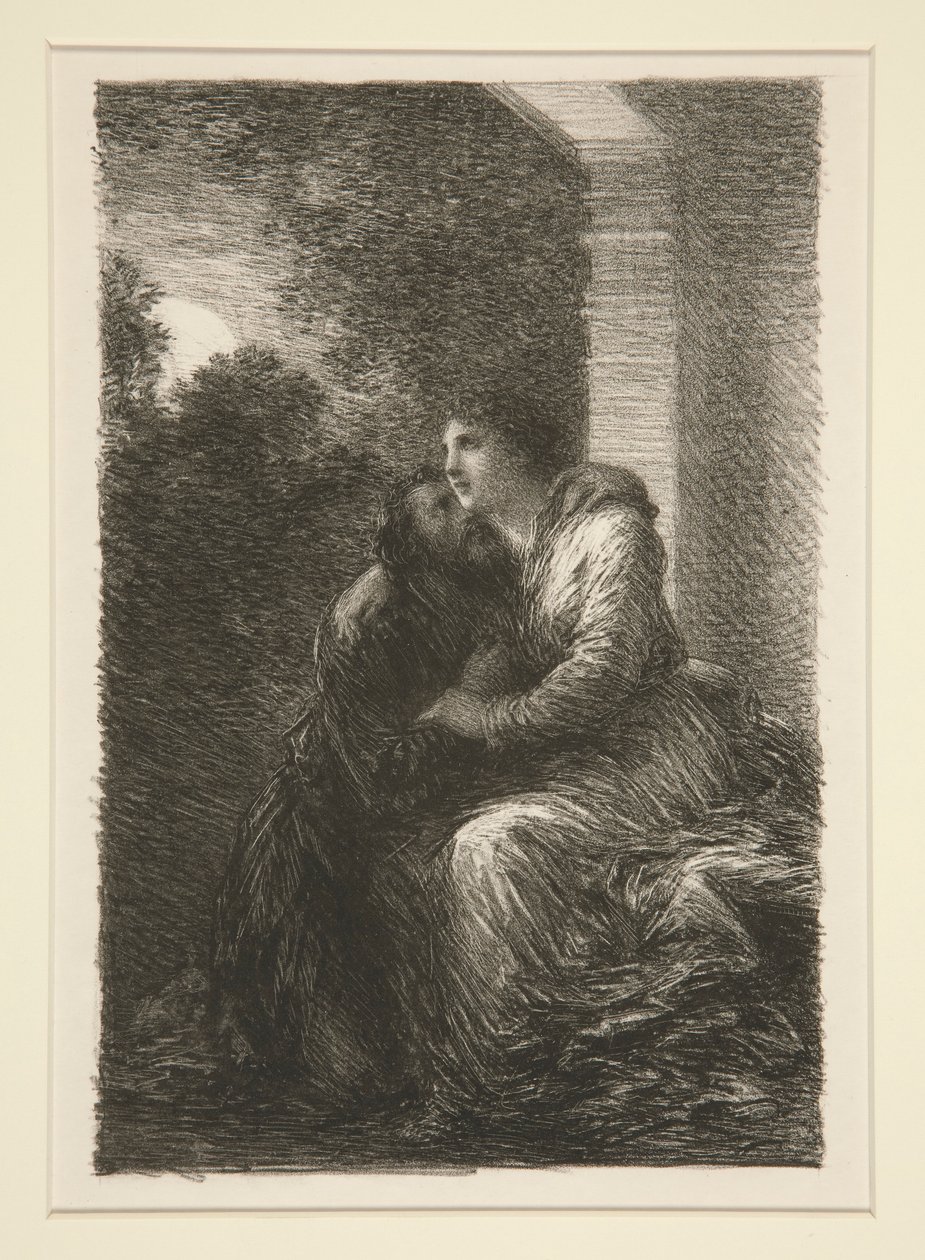Longherin: III. perde, d sahnesi by Ignace Henri Jean Fantin Latour