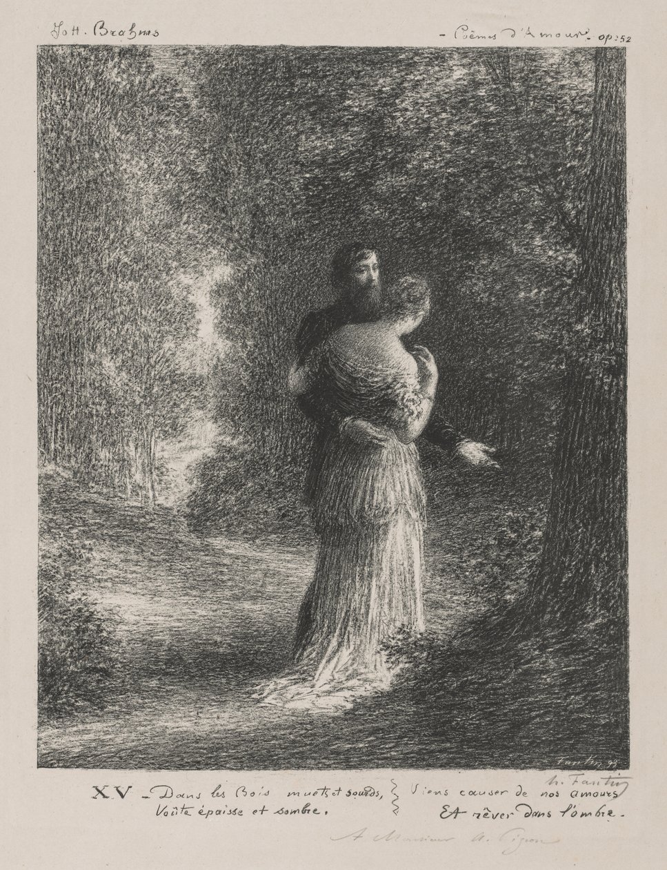 Aşk Şiirleri (Üçüncü Plaka) by Ignace Henri Jean Fantin Latour